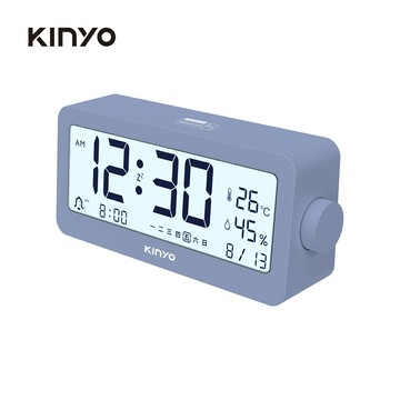 【廠商直送】KINYO文青極簡旋鈕式電子鐘