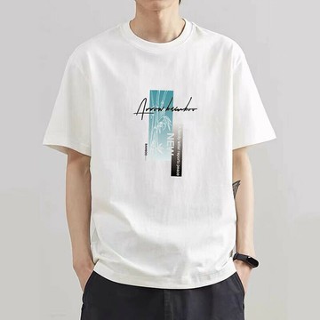 臺灣出貨|重磅短袖T恤男|大尺碼40-110公斤男裝上衣|夏季薄款T恤|印花短袖衫|圓領速乾衣|簡約韓版T恤|速干短袖衫