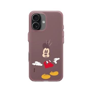 iPhone 17 Clear (相機按鈕) 晶醺玫 - 迪士尼-米奇 Mickey - 黑標款-米奇只有彩色