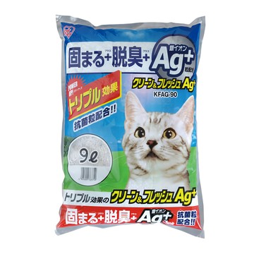 IRIS OHYAMA 愛麗思歐雅瑪 抗菌貓砂  9L  1包