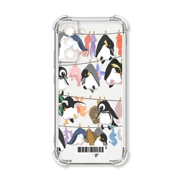 S系列(其他) 殼 TRON 三星 S21 PLUS 曬企鵝大集合  載具 四角防摔殼 手機殼