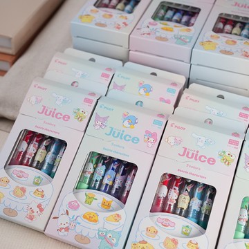 【STU】PILOT JUICE Sanrio 三麗鷗聯名  果汁中性筆 5色組 4色組 布丁狗 美樂蒂