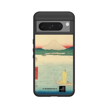 Pixel 8 Pro SolidSuit 黑 - Van Gogh Museum - 浮世繪系列富士三十六景 - 歌川廣重