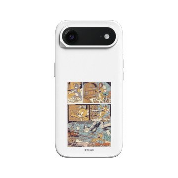 iPhone Air SolidX 白 - 湯姆貓與傑利鼠 Tom and Jerry - 復古漫畫風