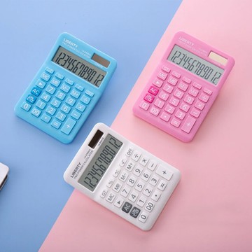 生活小品利百代簡約12位元計算機 三色