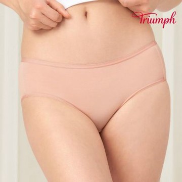 純粹溫柔系列 中腰平口褲 柔粉