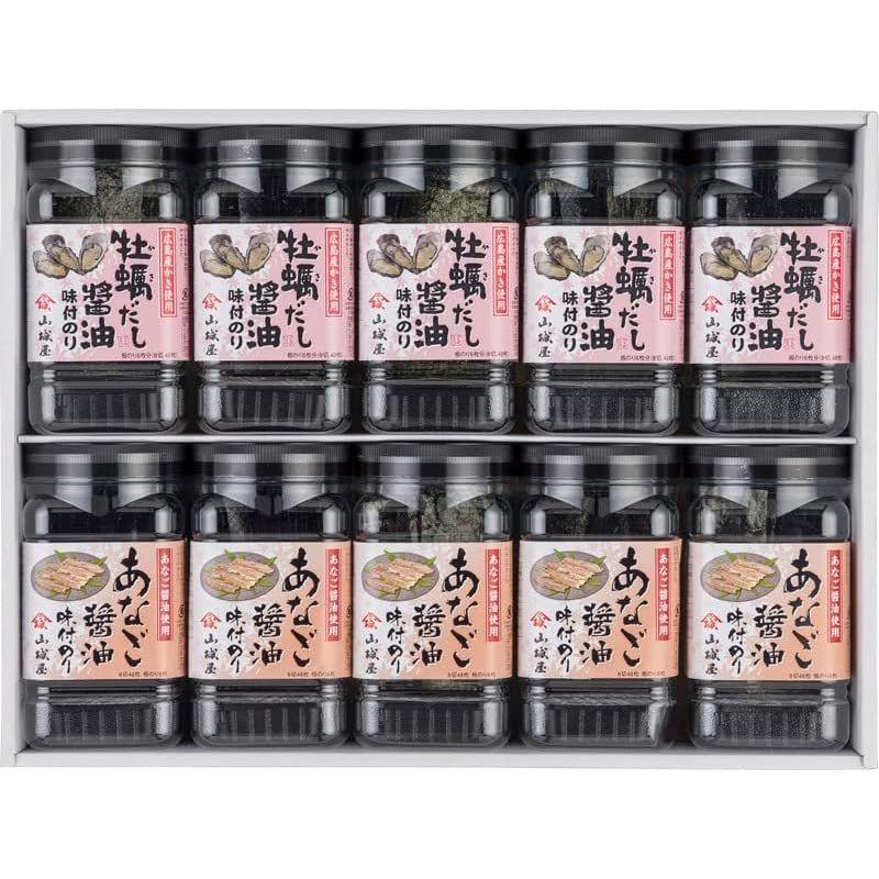 山城屋 牡蠣だし醤油・あなご醤油味付海苔詰合せ NKSA-50通販パーク ギフト プレゼント お祝い お返し 内祝い