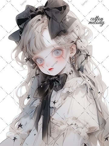 original sticker no.280 人物貼紙 原創貼紙 人物貼紙 女孩貼紙 原創人物貼紙