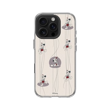 iPhone 16 Pro Clear Case（相機按鈕） 透明 - 迪士尼-經典系列 Disney Classics - 木偶奇遇記 - 皮諾丘與木偶線