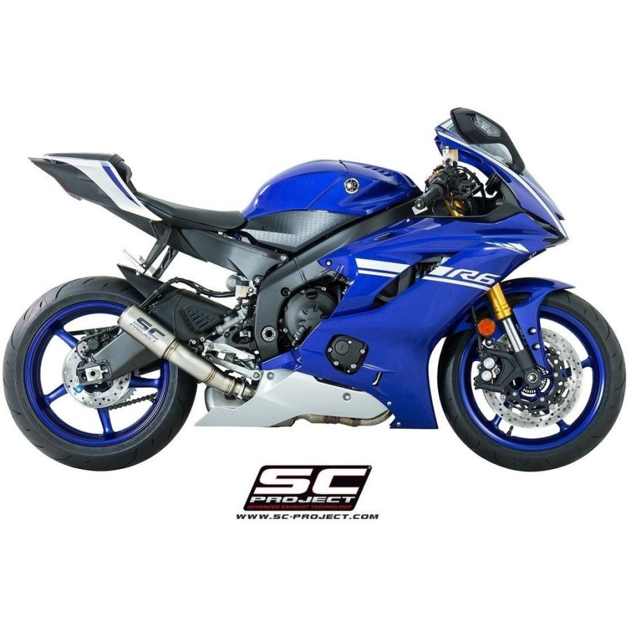 SC-PROJECT SCプロジェクト CR-Tスリップオンサイレンサー “ハイポジション” 本体材質：チタン YZF-R6 YZF-R6 RACE  BASE YAMAHA ヤマハ スリップオンマフラー | LINEブランドカタログ