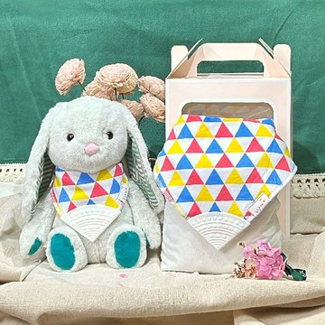 【客製多款】美國B.toy安撫娃娃圍兜禮盒 蛇年滿月禮盒彌月禮盒