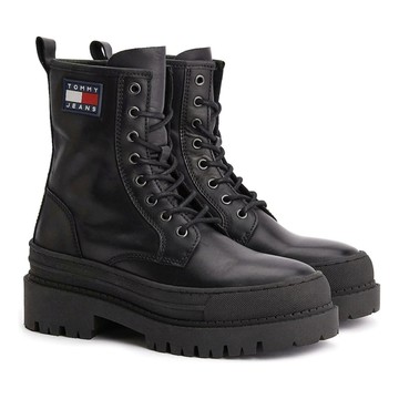 TOMMY JEANS FOXING LACE UP BOOTIES 黑色男款鞋子