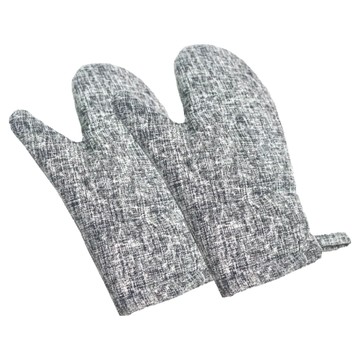 J&N 廚房隔熱手套套組，29*20cm，100%聚酯纖維  仿亞麻  1雙