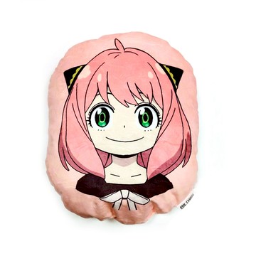 間諜家家酒造型抱枕-大頭系列安妮亞（粉色） 抱枕 卡通抱枕_廠商直送