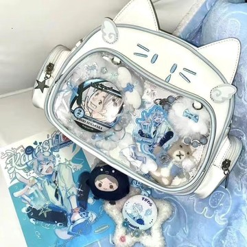 痛包 後背包 痛包後背包 貓咪造型痛包 可後背可側背 背包 雙肩痛包 雙肩包 後背痛包 大容量包包 斜背包