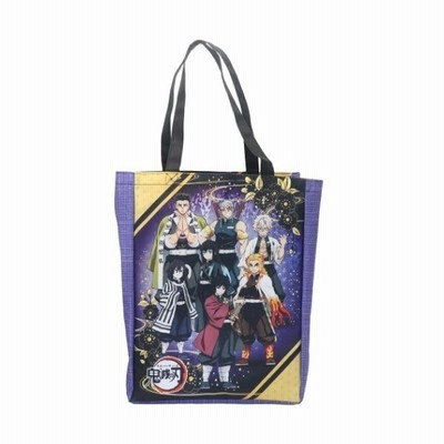 鬼滅の刃 グッズ トートバッグ アニメキャラクター 巾着付き ランドリー収納バッグ 2 B柄 柱 通販 Lineポイント最大get Lineショッピング