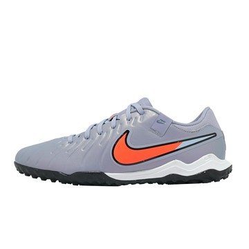 Nike 足球鞋 Legend 10 Academy TF 男鞋 紫 橘 皮革 抓地 DV4342-402