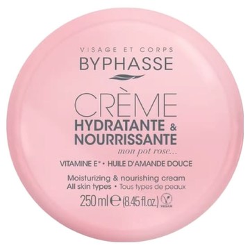BYPHASSE 保濕修護嫩膚霜 臉身體適用  250ml  1個