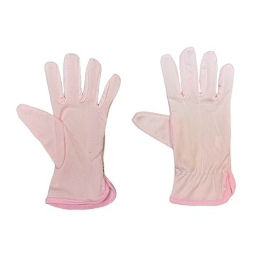 棉質止滑手套-粉色