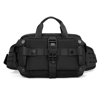 USB快拆造型斜跨胸包(黑色) [大買家]