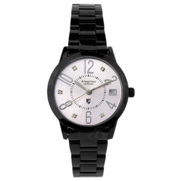 Arseprince亞瑟王子 時尚新魅力晶鑽女錶-粉色/32mm