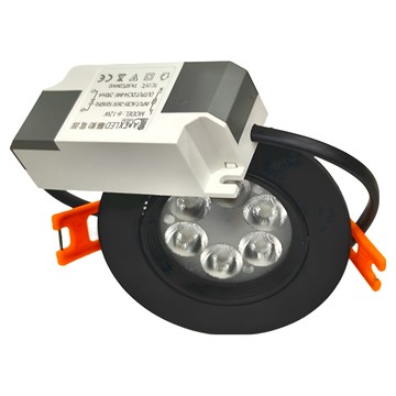 APEX 艾沛斯 黑殼萊恩嵌燈 7CM 6W 白光  1組