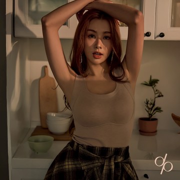 【DEPIC】防寒羊毛減壓寬肩包覆暖宮BRA TOP(燕麥粉)｜dp select