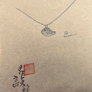 V53款-做不出一樣的銀項鍊-小鳥造型-925純銀項鍊-御匠敲飾