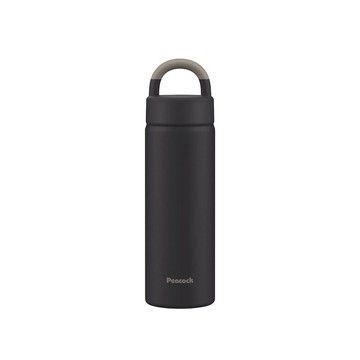 【孔雀Peacock】500ML 保溫杯/咖啡杯/隨行杯(提把設計)消光黑