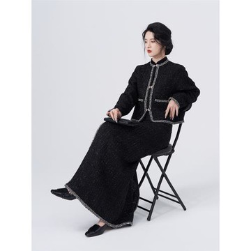 織造司原創漢元素漢服[叛逆千金]小香風立領外套中式襯衫宋長旋裙