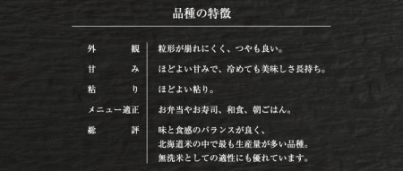 うりゅう米「ななつぼし（無洗米）」5kg 偶数月定期便！　計6回お届け