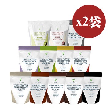 【TRYALL】濃縮乳清蛋白(500g/袋)*2袋
