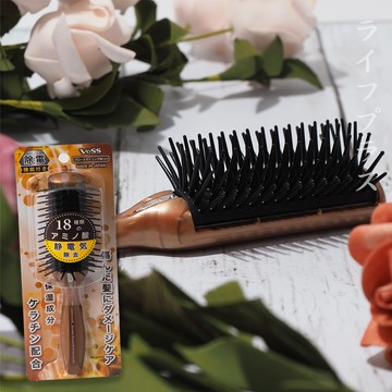 日本製Vass機能保濕防靜電梳-小-2支入