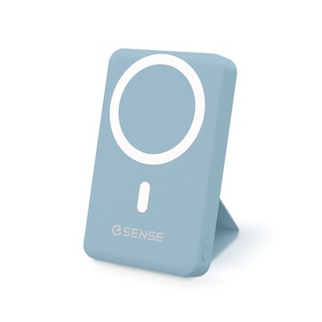 Esense磁吸式10000PD快充行動電源(藍)