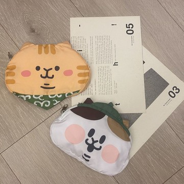 耍廢貓的日常-造型購物袋(蜜柑款/奶茶款)