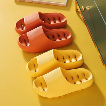 日式漏水速干涼拖女夏情侶居家一對浴室防滑靜音按摩厚底洞洞鞋男