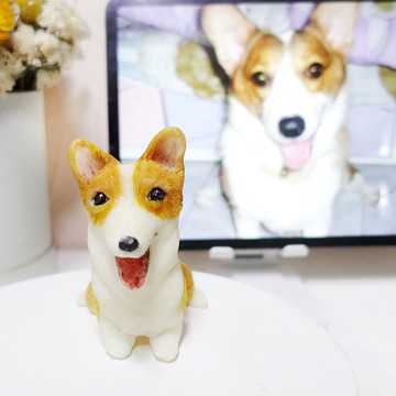 【客製化禮物】來圖訂製寵物蠟燭 - 哥基