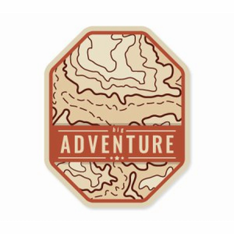 ステッカー アウトドア アメリカン おしゃれ スーツケース キャンプ 車 バイク かっこいい 地図 マップ Explorers Map Adventure メール 通販 Lineポイント最大1 0 Get Lineショッピング