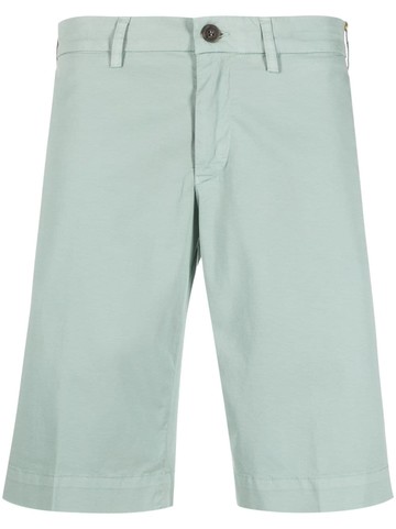 Canali - mid-rise cotton shorts - men - Cotton/Elastane/Polyester/Cotton - 58 - Blue
