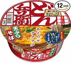 日清食品 どん兵衛 天ぷらそば [東] 100g×12個