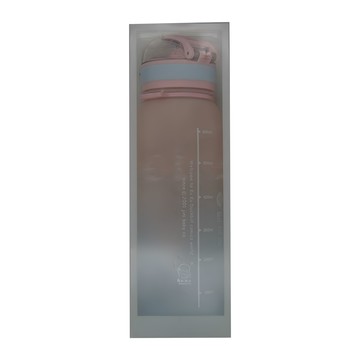 KU.KU Duckbill 酷咕鴨 彈蓋鎖扣漸變水壺 700ml  粉彩斑馬  1瓶