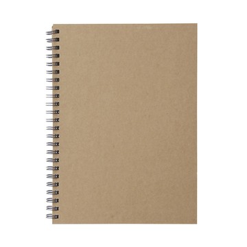 MUJI 雙環筆記本(空白)/80張.A5.米