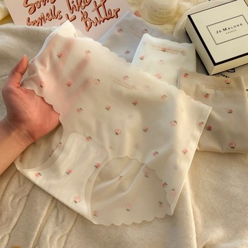 FUXI 7A抑菌內褲 冰絲涼感無痕內褲 女生內褲 少女內褲 三角褲 中腰超薄內褲 透氣速乾內褲【A】