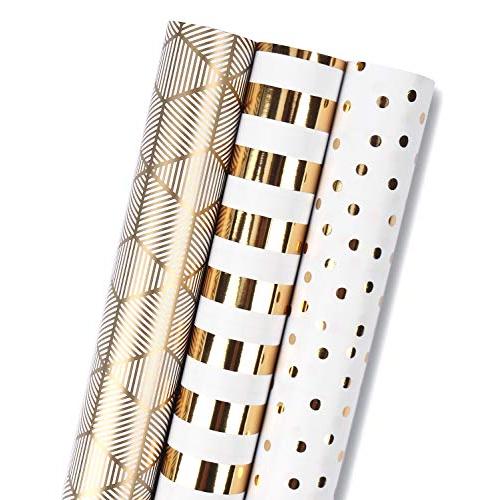 MAYPLUSS Wrapping Paper Roll  Mini Roll  17 inch X 120 inch Per roll  White