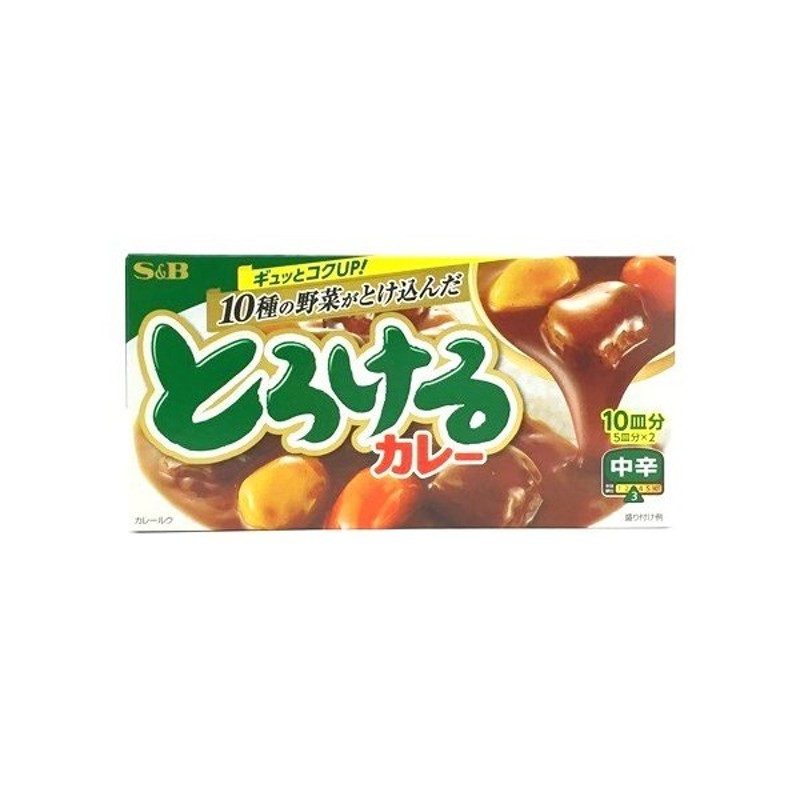 エスビー食品 とろけるカレーフレーク 中辛 1kg×20袋 贈呈