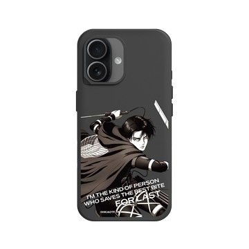 iPhone 17 SolidX 黑 - 進擊的巨人 Attack On Titan -S4 - \b里維兵長 (灰階)