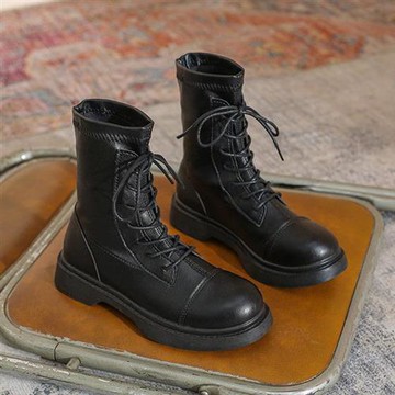 【Alice】浪漫爛漫荷超質感靴(踝靴 靴子 休閒鞋 馬丁靴 短靴)