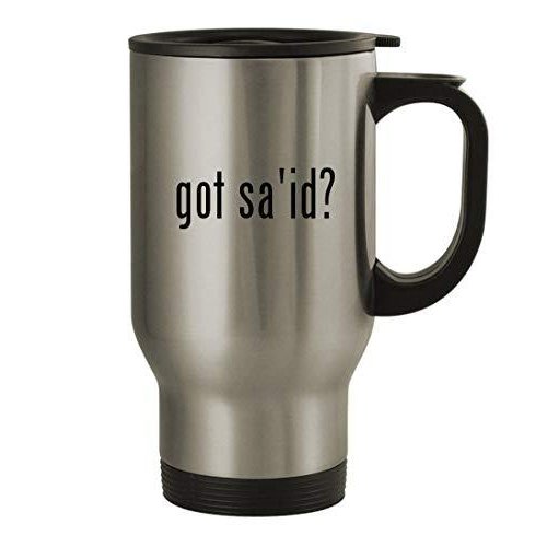 got sa'id? 14oz Stainless Steel Travel Mug, Silver