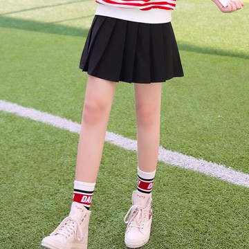 初中學生百褶裙2024新款韓版學院風高腰顯瘦春裝中學生半身裙女