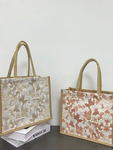 【高品質拉鏈款】大號新款PU面防水大容量包手提單肩托特包百搭【雲木雜貨】